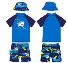 NUBSS03-MM Купальный комплект(синий) 86-122(86/92/98/104/110/116/122)