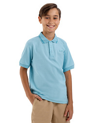 Футболка-поло, цвет: голубой, артикул: LJBCT24-Z1