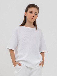 Футболка, цвет: белый, артикул: PJBCT21-00