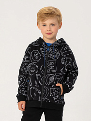 Толстовка, цвет: черный, артикул: OKBCJ03-99