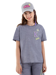 Футболка, цвет: серый, артикул: LJGCT02-93