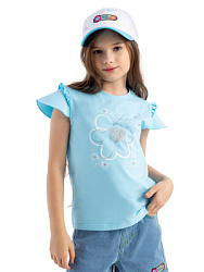 Футболка, цвет: голубой, артикул: LKGCT06-S1