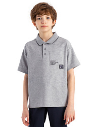 Футболка-поло, цвет: серый, артикул: MJBCT03-2A