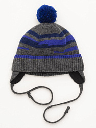 Шапка, цвет: синий, артикул: BHAT-3005-AM