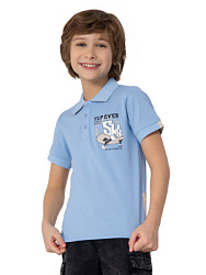 Футболка-поло, цвет: голубой, артикул: NKBCT12-Z1