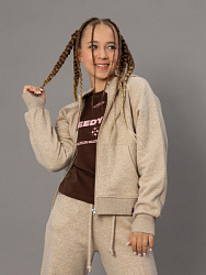 Толстовка трикотажная, цвет: бежевый, артикул: OJGCJ03-T1