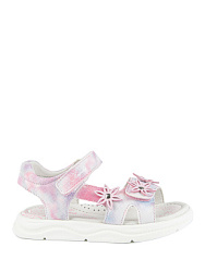 Сандалии, цвет: розовый-разноцветный, артикул: 32969п-2