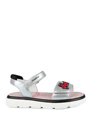 Сандалии, цвет: серебро, артикул: 33912п-2