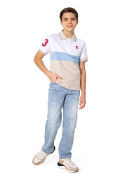 Брюки джинсовые, цвет: голубой, артикул: NJBCP07-Z2