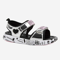 Сандалии, цвет: серый, артикул: 82145-6