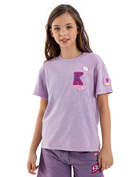 Футболка, цвет: сиреневый, артикул: LJGCT02-V1