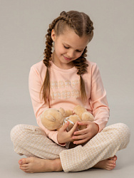 Пижама комплект, цвет: бежевый, артикул: OUGPS02-CK