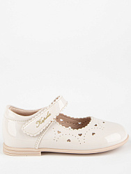 Туфли, цвет: бежевый лак, артикул: 21414п-3