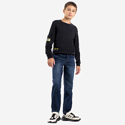 Брюки джинсовые летние, цвет: синий, артикул: JJBCP06-4M