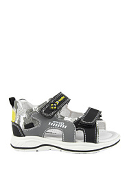 Сандалии, цвет: серый-черный, артикул: 31854п-2