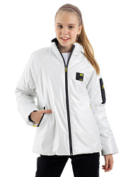 Куртка демисезонная, цвет: белый, артикул: LJGCK06-00