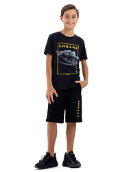 Шорты, цвет: черный, артикул: LJBCH07-99