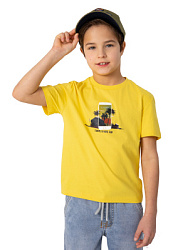 Футболка, цвет: желтый, артикул: NKBCT06-61