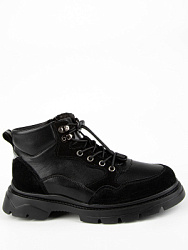 Ботинки, цвет: черный, артикул: 64290кш-1