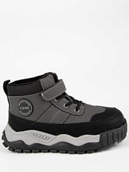 Ботинки, цвет: черный-серый, артикул: 53697ук-1