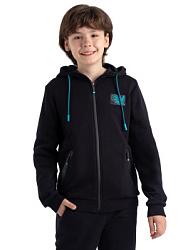 Толстовка, цвет: черный, артикул: KJBCJ05-99