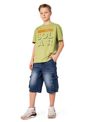 Шорты джинсовые, цвет: голубой, артикул: NJBCH14-Z3