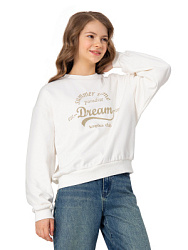 Свитшот, цвет: молочный, артикул: NJGCJ08-01