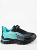 Кроссовки, цвет: черный-бирюзовый, артикул: 74817с-20