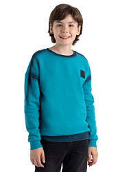 Свитшот, цвет: бирюзовый, артикул: KJBCJ06-N2