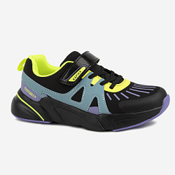 Кроссовки, цвет: черный-фиолетовый, артикул: 73842с-2