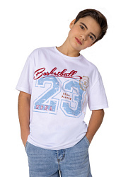 Футболка, цвет: белый, артикул: NJBCT19-00