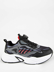 Кроссовки, цвет: черный-красный, артикул: 731224-2