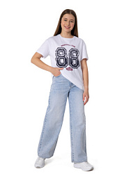 Брюки джинсовые, цвет: голубой, артикул: NJGCP10-Z2