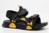 Сандалии, цвет: черный-желтый, артикул: 83198-1