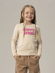 Лонгслив, цвет: бежевый, артикул: OKGCL04-T0