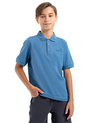 Футболка-поло, цвет: синий, артикул: LJBCT24-Z2