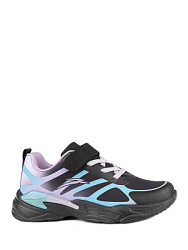 Кроссовки, цвет: черный-сиреневый, артикул: 731099с-1