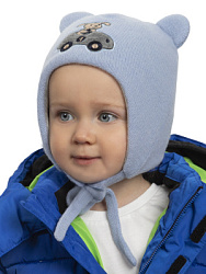 Шапка, цвет: голубой, артикул: BHAT-1007-Z0