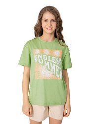 Футболка, цвет: зеленый, артикул: NJGCT19-G1