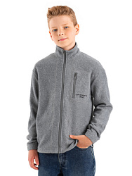 Толстовка флисовая, цвет: серый, артикул: MJBCJ01-91