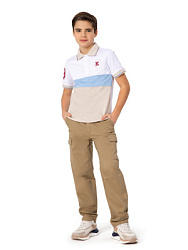 Брюки, цвет: бежевый, артикул: NJBCP04-T1