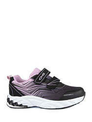 Кроссовки, цвет: черный-розовый, артикул: 741115с-1