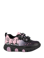 Полуботинки, цвет: черный-розовый, артикул: 71515с-1