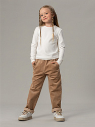 Брюки вельветовые, цвет: бежевый, артикул: OKGCP10-T0