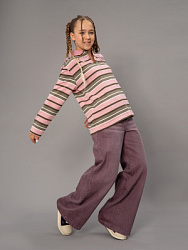 Брюки джинсовые, цвет: сливовый, артикул: OJGCP17-T2