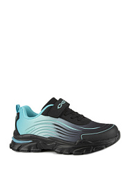 Кроссовки, цвет: черный-бирюзовый, артикул: 74817с-2