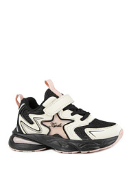 Кроссовки, цвет: черный-бежевый, артикул: 721007-2