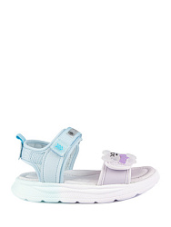Сандалии, цвет: голубой-сиреневый, артикул: 32915п-3