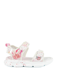 Сандалии, цвет: белый-розовый, артикул: 32944п-1