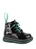 Ботинки, цвет: черный-зеленый, артикул: 51388ук-2